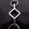 Jorma Laine for Kultateollisuus Ky (attributed), silver 'Ruutu' pendant on chain, Finland, 1971 London import marks (Ref S+2051) - Image 5