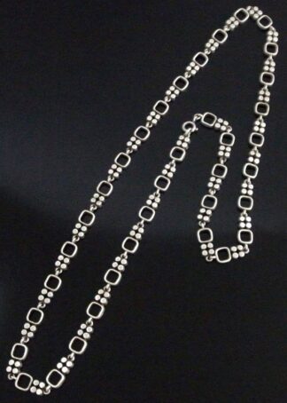 Jorma Laine, for Kultateollisuus Ky (attributed), silver necklace, Finland, circa 1975 (Ref S+2063) SOLD