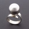 Bengt Hallberg, silver bead ring, Sweden, circa 1975 (Ref S+2097)