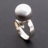 Bengt Hallberg, silver bead ring, Sweden, circa 1975 (Ref S+2097) - Image 3