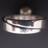 Bengt Hallberg, silver triple bead ring, Sweden, circa 1975 (Ref S+873) SOLD - Image 6