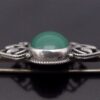 Anonymous, Arts and Crafts chrysoprase set silver bar brooch, circa 1920 (Ref S+2056) SOLD - Image 6