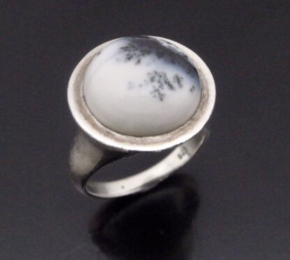 The Genuine Gemstone Company, dendritic agate set silver ring, circa 2013 (Ref S+2069) - Image 2