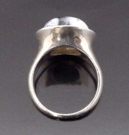 The Genuine Gemstone Company, dendritic agate set silver ring, circa 2013 (Ref S+2069) - Image 5