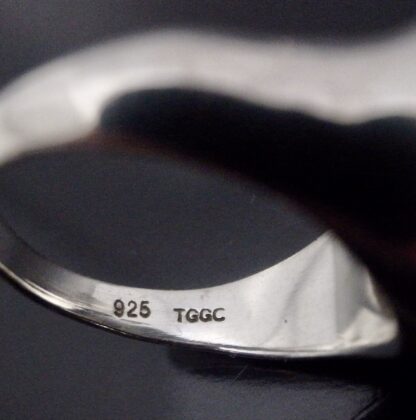 The Genuine Gemstone Company, dendritic agate set silver ring, circa 2013 (Ref S+2069) - Image 7