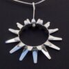 Tone Vigeland for Norway Design Plus Studios, Sun pendant on a neck ring, Norway, circa 1968 (Ref S+2132) SOLD - Image 3