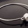 Bengt Hallberg, rock crystal set silver bangle, Sweden, circa 1980 (Ref S+2113) - Image 3