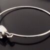 Bengt Hallberg, rock crystal set silver bangle, Sweden, circa 1980 (Ref S+2113) - Image 4