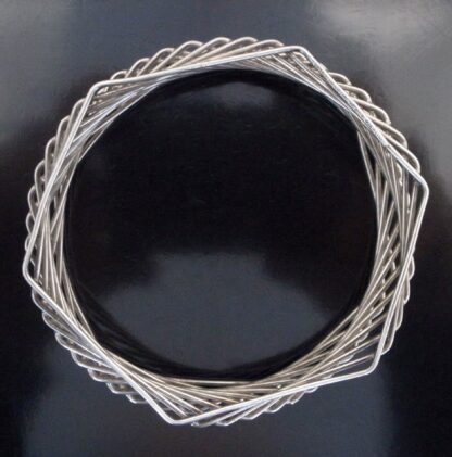 Bent Knudsen, unususal and rare silver bangle, Denmark, circa 1975 (Ref S+2122) SOLD - Image 4