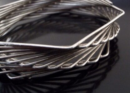 Bent Knudsen, unususal and rare silver bangle, Denmark, circa 1975 (Ref S+2122) SOLD - Image 7