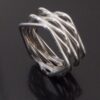 Bent Knudsen, unususal and rare silver ring, Denmark, circa 1975 (Ref S+2123) SOLD - Image 4