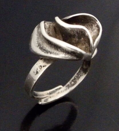 Bengt Hallberg, silver ring, Sweden, circa 1975 (Ref S+2091) - Image 3