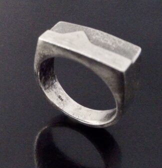 Hermann Siersbol, silver ring, Denmark, circa 1985 (Ref S+2093) SOLD