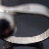 Bengt Hallberg, silver two bead cross over ring, Sweden, circa 1975 (Ref S+2095) SOLD - Image 3
