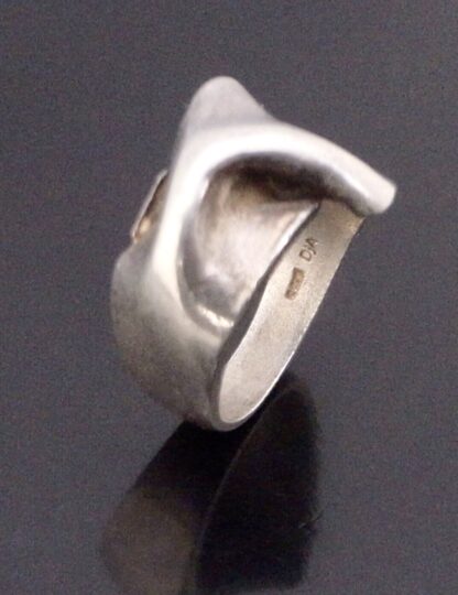 Djonna Art Ap, silver ring, Denmark, circa 1988 (Ref S+2096) - Image 2