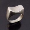 Bengt Hallberg, silver ring, Sweden, circa 1975 (Ref S+2102)
