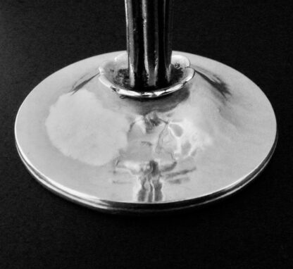 Kai Olsen, silver short candlestick, Scandinavia, circa 1920 (Ref S+2127) - Image 4