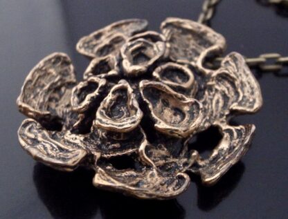 Else and Paul Hughes, cast bronze pendant on chain, Norway, circa 1970 (Ref S+2081) SOLD - Image 3