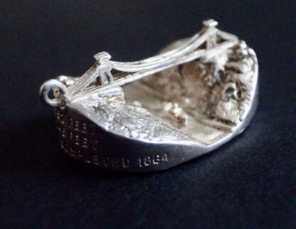 Bernard Instone, silver Clifton Suspension Bridge charm, Birmingham, circa 1964 (Ref S+ 804) SOLD - Image 2