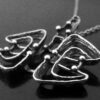 Else and Paul Hughes, cast silver pendant on chain, Norway, circa 1968 (Ref S+2136) SOLD - Image 3