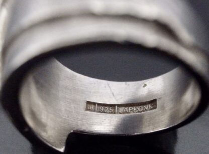 Zoltan Popovits for Lapponia, silver 'Origami 62' ring, Finland, 2007 (Ref S+2140) - Image 7