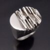Guy Watson, impressive brutalist silver ring, London 1971 (Ref S+2145) SOLD - Image 4