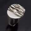 Guy Watson, impressive brutalist silver ring, London 1971 (Ref S+2145) SOLD - Image 2