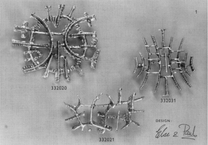 Else and Paul Hughes, cast silver pendant brooch, Norway, circa 1968 (Ref S+2137) - Image 8