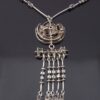Juhls, silver Tundra pendant on chain, Norway (Ref S+2154)