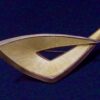 Albert Scharning, silver gilt and enamel brooch, Norway, circa 1960 (S+2163)