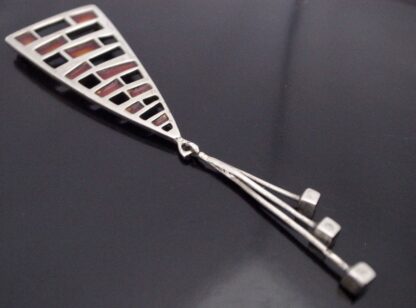 David Lawrence, silver and enamel brooch, Birmingham 1963 (Ref S+2169HH) SOLD - Image 4