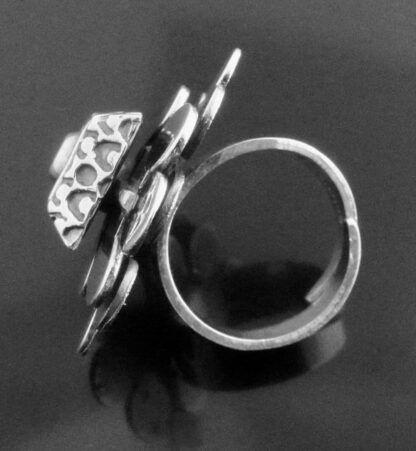 Pentti Sarpaneva for Turun Hopea, 830 standard silver ring, Finland, 1974 (Ref S+2164) - Image 7