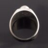 A. Dragsted, crackled quartz set silver ring, Denmark, circa 1975 (Ref S+2116) - Image 3