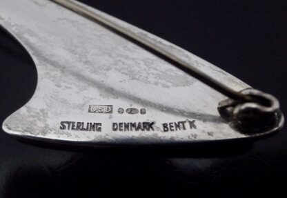 Bent Knudsen, silver brooch, Denmark, 1967 London import marks (Ref S+2168) SOLD - Image 3
