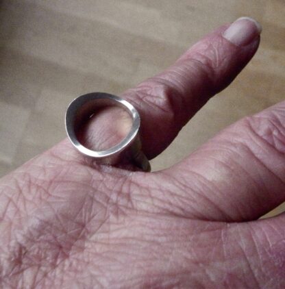 Niels Erik From, silver ring, Denmark, 1974 London import marks (Ref S+168) SOLD - Image 8