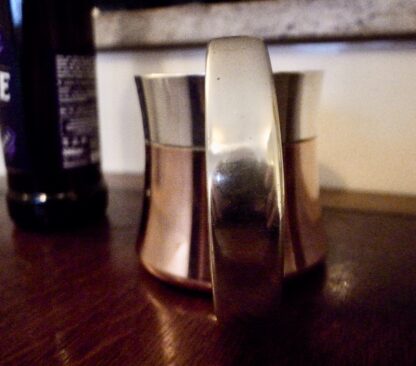 Henning Koppel for Georg Jensen, copper and steel 'Taverna' mug, Denmark, 1970s (Ref S+2180) SOLD - Image 3