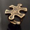 Pentti Sarpaneva, rare bronze puzzle piece ring, Finland, circa 1970 (Ref S+2223) SOLD - Image 3