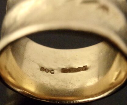 Breon O'Casey, 18 carat gold ring, Birmingham 1975 (Ref S+2175) SOLD (ITS) - Image 8
