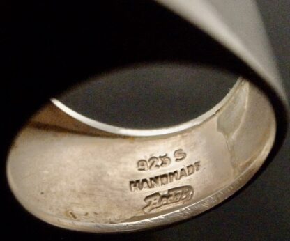 Brodrene Bjerring, monumental silver ring, Denmark, circa 1968 (Ref S+2211) SOLD - Image 7