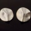 Björn Weckström for Lapponia, pair of silver 'Savannah' ear studs, Finland, 1993 (Ref S+2228) SOLD