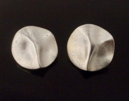 Björn Weckström for Lapponia, pair of silver 'Savannah' ear studs, Finland, 1993 (Ref S+2228) SOLD