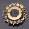 Reino Olavi Saastamoinen, spectrolite set bronze brooch, Finland, circa 1970 (Ref S+2216) - Image 4