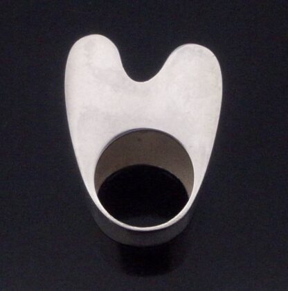 Brodrene Bjerring, monumental silver ring, Denmark, circa 1968 (Ref S+2211) SOLD