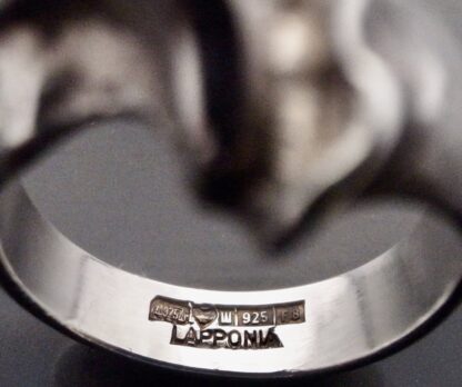 Zoltan Popovits for Lapponia, silver 'Bia' ring, Finland, 1983 (Ref S+2185) - Image 6