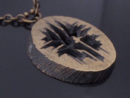Anonymous, bronze pendant after a design by Sten and Laine, Finland, circa 1970 (Ref S+2235) - Image 3