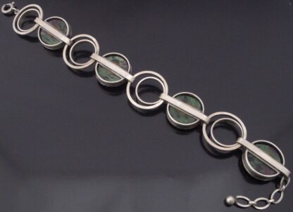 Anonymous, ruby zoisite set bracelet, probably German, circa 1975 (Ref S+2208) - Image 4
