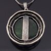 Anonymous, ruby zoisite set pendant on chain, probably German, circa 1975 (Ref S+2207) - Image 5