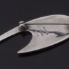 Reeslev Design, dark green enamel and silver brooch, Denmark, circa 1965 (Ref S+2182HH) - Image 5