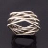 Bent Knudsen, unususal and rare silver ring, Denmark, circa 1975 (Ref S+2194) - Image 4