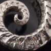 Tony and Susan Appleton, sapphire set heavy silver seahorse brooch, London, 2000 (Ref S+2446) SOLD - Image 7